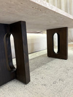 Table basse en travertin HIZIA